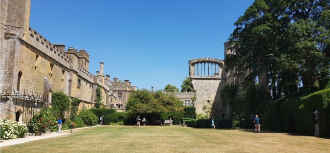 Gorgeous half-ruin Sudeley Castle, built of the local Cotswold limestone, and still lived in to this day.