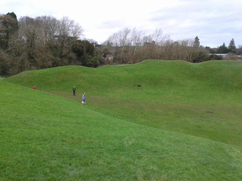 A large amphitheatre was built by the Romans just outside the walls of the town of Corinium - modern day Cirencester - in the heart of the Cotswolds.