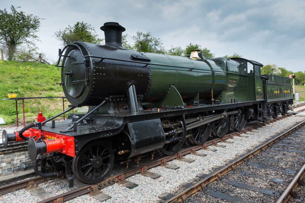 One of GWSR's restored steam engines.