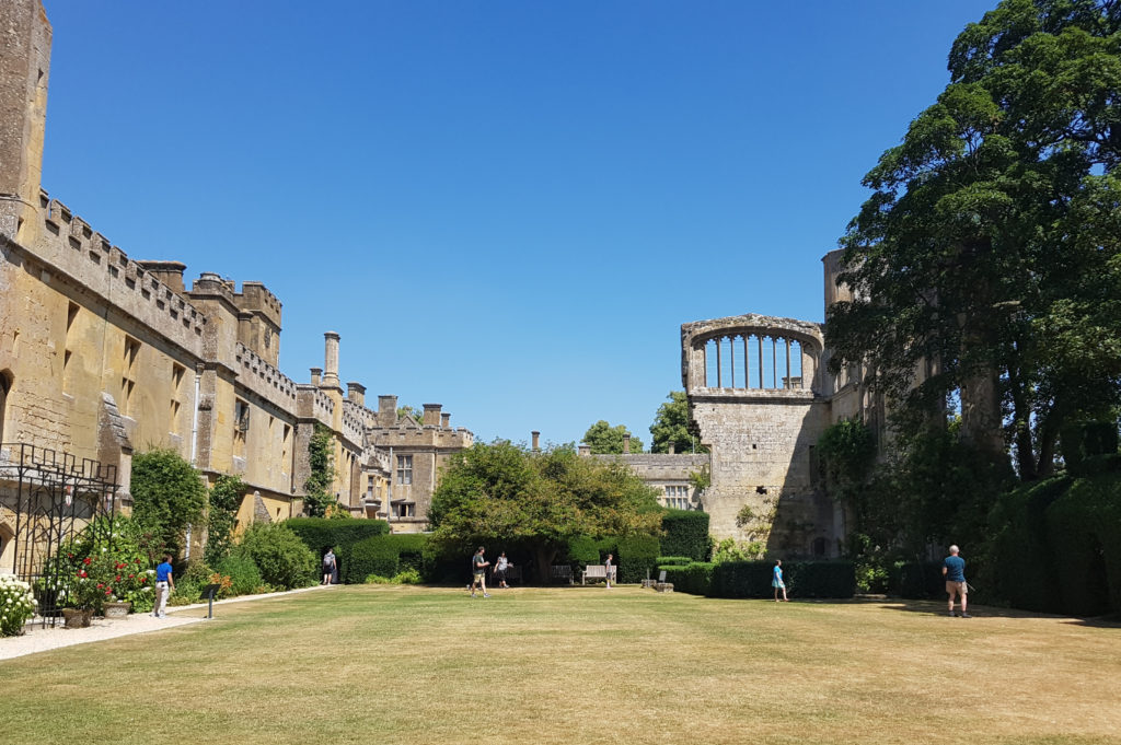 Sudeley Castle in beautiful Cotswold stone - a mixture of inhabited castle, ruins, glorious gardens and adventure playground - there's something for all the family here.